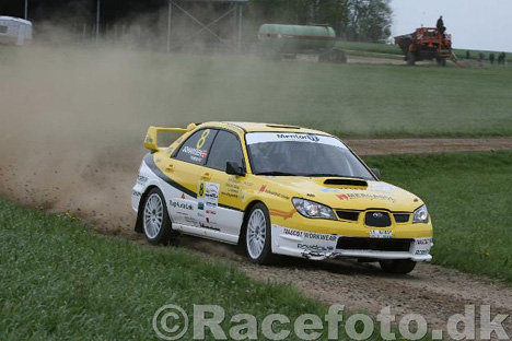 Martin Johansen fik en god debut i 4WD ved DM1 i rally
